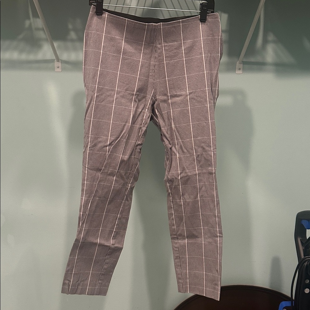 a new day Black and White Plaid pull on pants